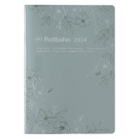 【2024年版手帳】デルフォニックス ロルバーンノートダイアリールブランA5 ライトブルー 140073360 1冊
