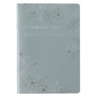 【2024年版手帳】デルフォニックス ロルバーンノートダイアリールブランB6 ライトブルー 140072360 1冊