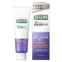 歯磨き粉 ガム 知覚過敏ラボ デンタルペースト リフレッシュシトラス 90g サンスター GUM 高濃度フッ素配合 歯周病予防