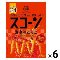 スコーン 海老のとりこ 6袋 湖池屋 スナック菓子 おつまみ