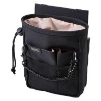 クツワ 文具エプロンバッグ 巾着 ブラック BE024BK 1個