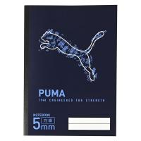 クツワ PUMA（プーマ） B5サイズ 5mm方眼ノート ネイビー PM443NB 1冊