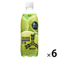 【ワゴンセール】アサヒ飲料 三ツ矢特濃メロンスカッシュ 500ml 1セット（6本）（わけあり品）