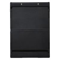 キングジム 半分に折りたためるクリップボード「コンパックボード」 A4 バインダー 黒 5785-BK 1枚