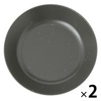 スプラッシュ柄プレート（M） チャコール 1セット（2枚） LAKOLE/ラコレ