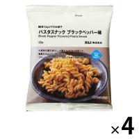 無印良品 糖質10g以下のお菓子 パスタスナック ブラックペッパー味 32g 1セット（4袋） 良品計画