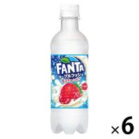【ワゴンセール】コカ・コーラ ファンタ ヨーグルラッシュ まろやかいちご 380ml 1セット（6本）（わけあり品）