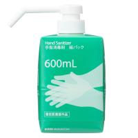 手指消毒剤 紙パック　ポンプ付き　本体 600mL 1本 アルコール消毒　エタノール オリジナル