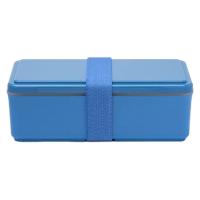 【アウトレット】三好製作所 保冷剤一体型ランチボックスGEL-COOL square SG オマールブルー 0101-0045 1個