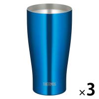 サーモス 真空断熱タンブラー 600ml オーシャンブルー JDY-600C OBL 1セット（3個）