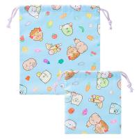アイプランニング すみっコぐらし 巾着 大小2枚セット N40000B 1セット（2枚）