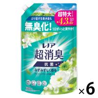 レノア 超消臭1WEEK フレッシュグリーンの香り 詰め替え 超特大 1380mL 1セット（1個×6） 柔軟剤 P＆G