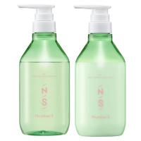 ナンバーエス うねりコントロール シャンプー 450mL + トリートメント 450g ポンプセット カラーズ