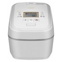日立 炊飯器 RZ-V100FM W フロストホワイト 5.5合 圧力＆スチームIHタイプ 日本製 蒸気カット 八代目儀兵衛監修