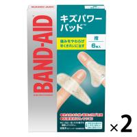 バンドエイド キズパワーパッド 指用 6枚入 016332 1セット(2箱)