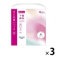 アテント 大人用おむつ 超うすパンツ下着爽快エレガントピンクベージュ 大容量 2回 Mサイズ 102枚:（3パック×34枚入）エリエール 大王製紙