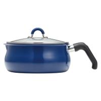 ToMay トゥーメイ 1台7役 マルチパン 片手鍋 Lサイズ 約1.5L ネイビー ガス火・IH対応 1個 和平フレイズ