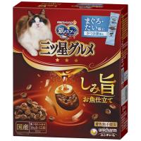 銀のスプーン 三ツ星グルメ しみ旨お魚仕立て まぐろ・たい味にかつお節添え 国産 192g（16g×12）1個 キャットフード