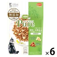 コンボ ピュア キャット 避妊・去勢後用 まぐろ味・鶏肉・かつお節添え 無添加 国産 200g（小分け2袋）6個 キャットフード