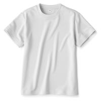 無印良品 UVカット 乾きやすいクルーネック半袖Tシャツ キッズ 110 ライトグレー 良品計画