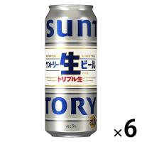 ビール 缶ビール サントリー生ビール 500ml 缶 6本