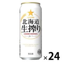 発泡酒 ビール類 缶ビール サッポロ 北海道生搾り 缶 500ml 1箱（24本）