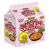 日清食品 日清焼そば ポックンミョン 韓国風甘辛カルボ 5食パック 1袋 インスタント 袋麺 焼きそば