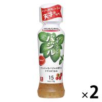 【ワゴンセール】理研ビタミン リケンのノンオイル イタリアン風バジル 190ml 2本（わけあり品）