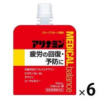 アリナミン メディカルバランス グレープフルーツ味 1セット（6袋）アリナミン製薬 栄養ゼリー飲料