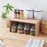 Like-it（ライクイット） 木目調 プラスラック ナチュラル コの字ラック 日本製 1個