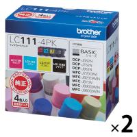 ブラザー（brother） 純正インクカートリッジ LC111-4PK 標準 1パック（4色入）
