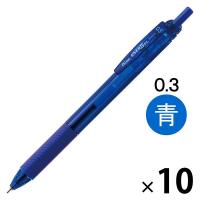 ぺんてる エナージェルエス 0.3mm 青 BLN123-C 1セット(10本)