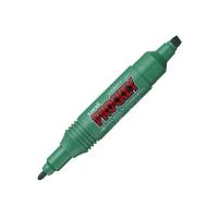 プロッキー 水性サインペン 太・細ツイン 緑 10本 三菱鉛筆 uniユニ