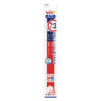トンボ鉛筆【ippo!】丸つけ用赤7青3えんぴつ（朱7：藍3）イッポ！ 2本入 BCA-263 3パック