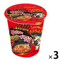 【ワゴンセール】極辛ブルダック炒め麺CUP 3個 カップ麺 三養ジャパン（わけあり品）