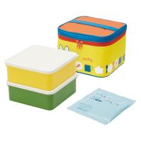 スケーター 行楽ランチセット 大型 大容量 お弁当箱 2240ml 保冷バッグ・保冷剤付き ミッフィー 1セット