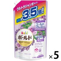 【アウトレット】ボールドジェル 液体 ラベンダー＆フローラルガーデンの香り 詰め替え ウルトラジャンボ 1560g 1セット（5個） 洗濯洗剤 P＆G