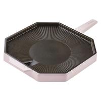 Dr.HOWS（ドクターハウス）パレット グリルパン サムギョプサル 28cm 八角型 ガス火専用 ピンク 1個 【日本正規販売品】