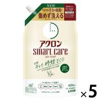 アクロンスマートケア グリーンシトラスの香り 詰め替え 820ml 1セット（5個入） 衣料用洗剤 ライオン