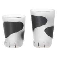 【数量限定・ギフト】 アデリア ココネコ ペアグラス 親子セット ブチ 230ml・300ml 日本製 化粧箱入り 1セット 石塚硝子