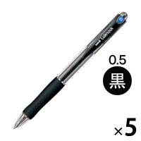 三菱鉛筆（uni）VERY 楽ノック 0.5mm 黒 SN-100 5本
