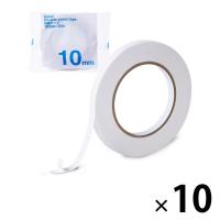 アスクル 両面テープ カッターなし 幅10mm×30m 10巻  オリジナル