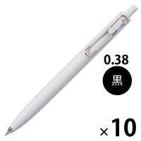 三菱鉛筆 ユニボールワンF 0.38mm 無垢(Fグレー) UMNSF38F.37 10本