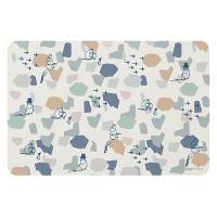 珪藻土パウダー入 ソフトバスマット 抗菌防臭 吸水速乾 40×60cm ムーミン シェイプス 1枚 ヨコズナクリエーション