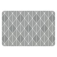 珪藻土パウダー入 ソフトバスマット 抗菌防臭 吸水速乾 40×60cm ラティス 1枚 ヨコズナクリエーション