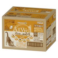 （セール）オールウェル 室内猫用 贅沢素材入り フィッシュ味 国産 4.0kg（500g×8袋）キャットフード ドライ