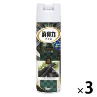 【セール】トイレの消臭力スプレー トイレ用 炭と白檀の香り 365ml 3本 消臭剤 芳香剤 エステー