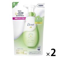 ダヴ（Dove）ディープピュア クリーミー泡洗顔料 つめかえ用 125mL×2個 毛穴汚れ