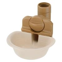 ドッグウォーターディッシュ S アイボリー 1個 リッチェル 犬用 お皿型