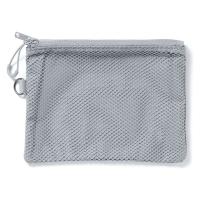 無印良品 ポリエステルダブルファスナーケース グレー M 約13.5×19cm 良品計画